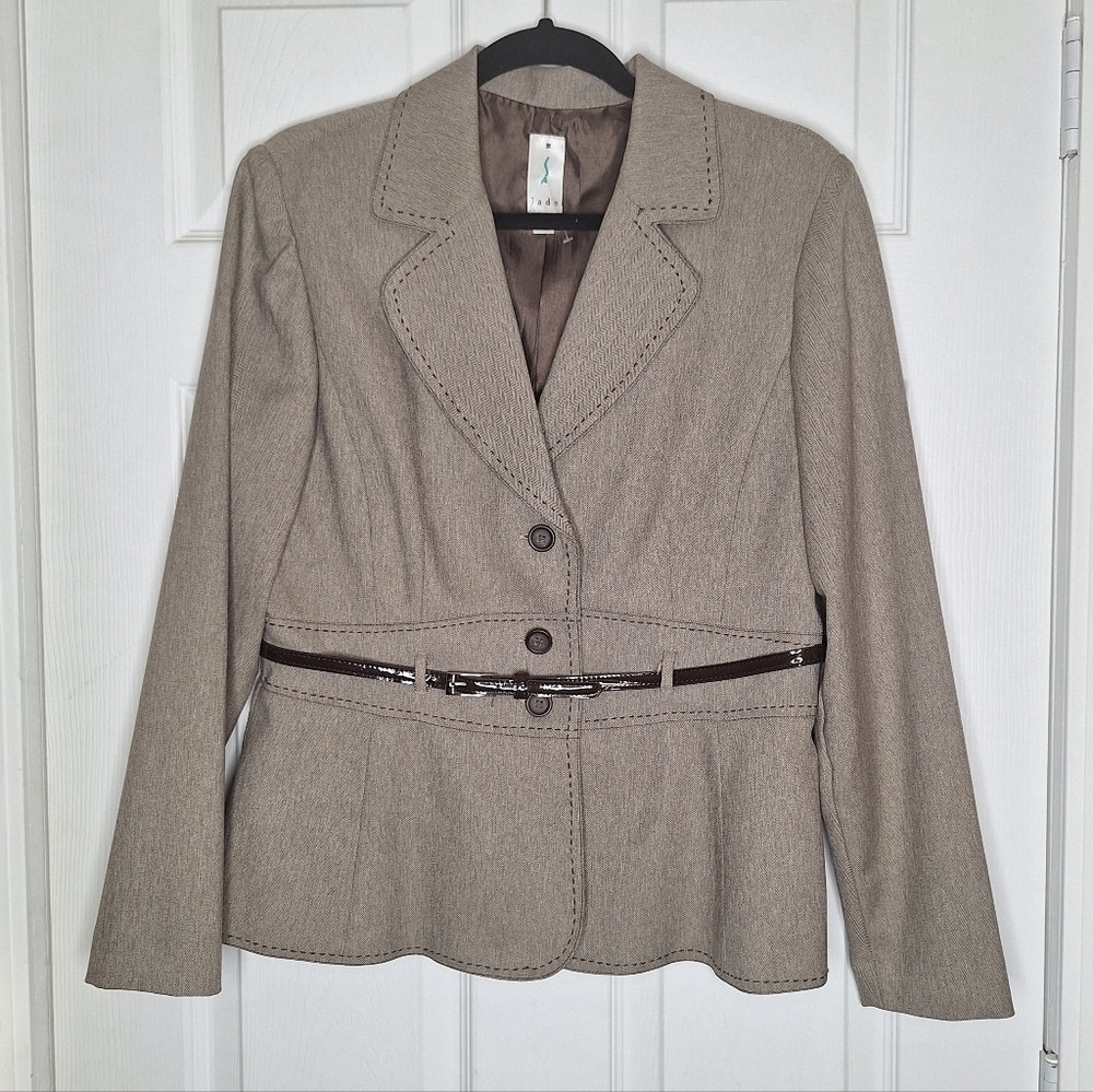 Jade Blazer Dress Belted Jacket Suit 10